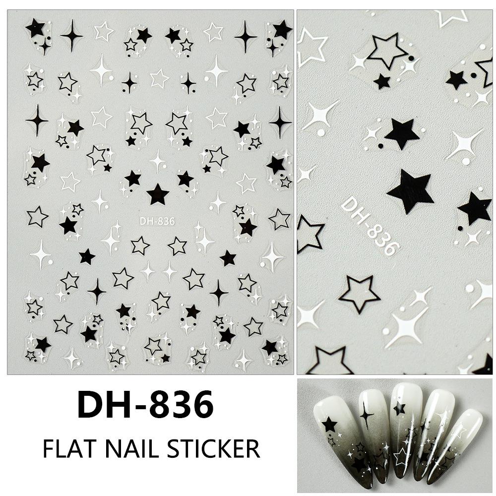 Redanco 3D Five-Pointed Star Cartoon Nail Art Stickers (Model DH-836)