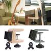 Acoustic Guitar Stand Holder Desk Edge Clamp Nonslip Adjustable Guitar Neck Rest Stand for Holds Single Guitar Bass