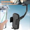 Universal Car Rearview Mirror Cell Phone Holder 360 Degree Rotation GPS Navigation Auto Cell Phone Mount
