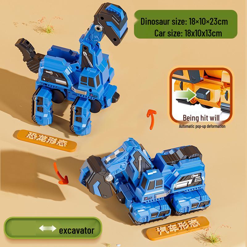 Children's Dino Car: Inertia Toy T-Rex Tank Model, Ideal for Boys' Gifts