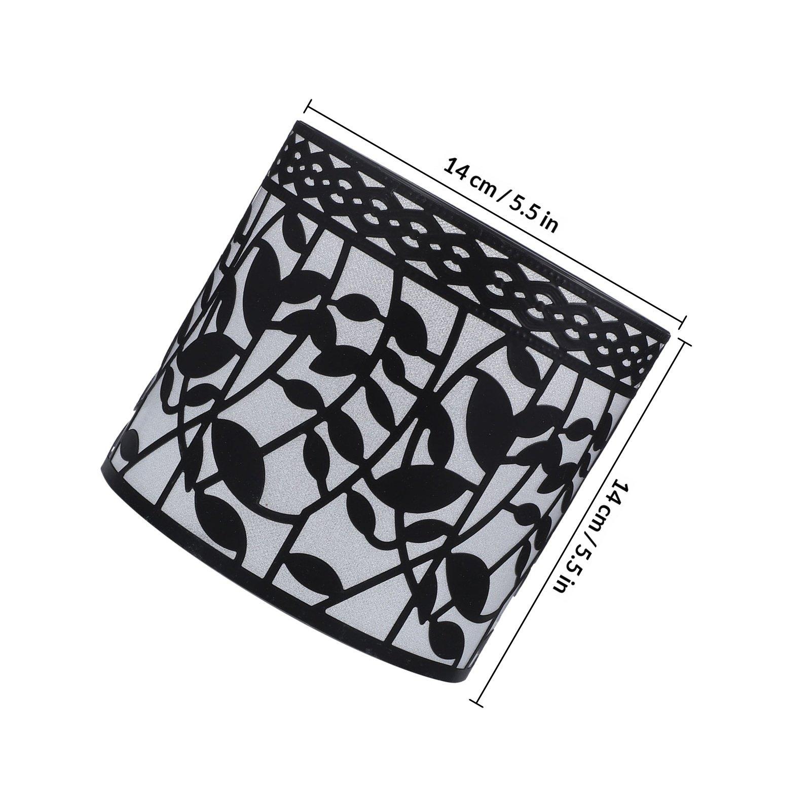 

Stylish Leaf Pattern Lampshade Iron Based Decorative Light Cover for Home Study Room Soft Decoration Idea