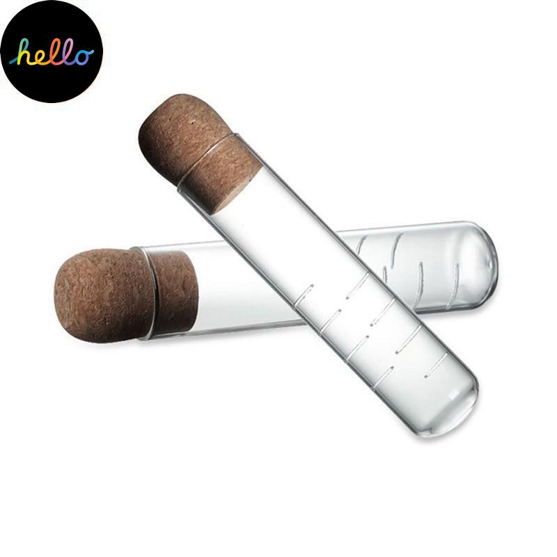 Tea Strainer Glass Tea Infuser Puer Tea Mini Transparent Tea Strainer Cork Glass Bottle Tube Brewing Test Tube Tea Set Kitchen Tools