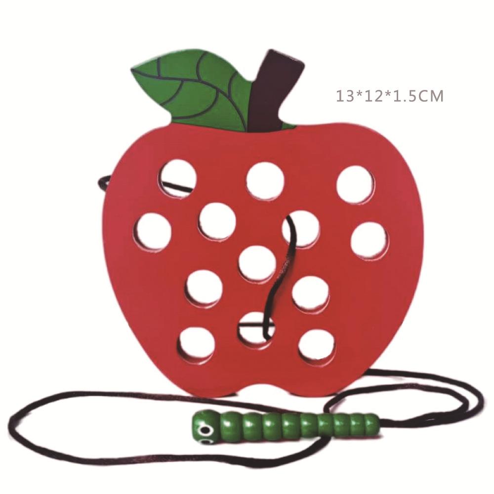 

Развивающая деревянная игрушка для малышей «Сыр и мышка» для шнуровки