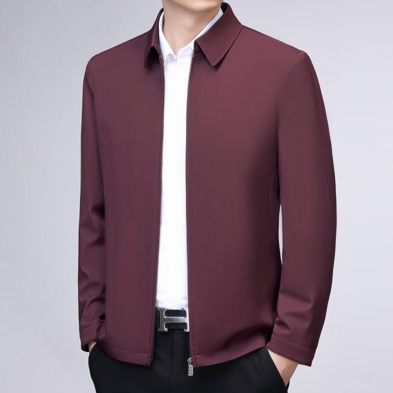 

ROMON Men s Business Casual Lapel Jacket LMNX2599 3XL