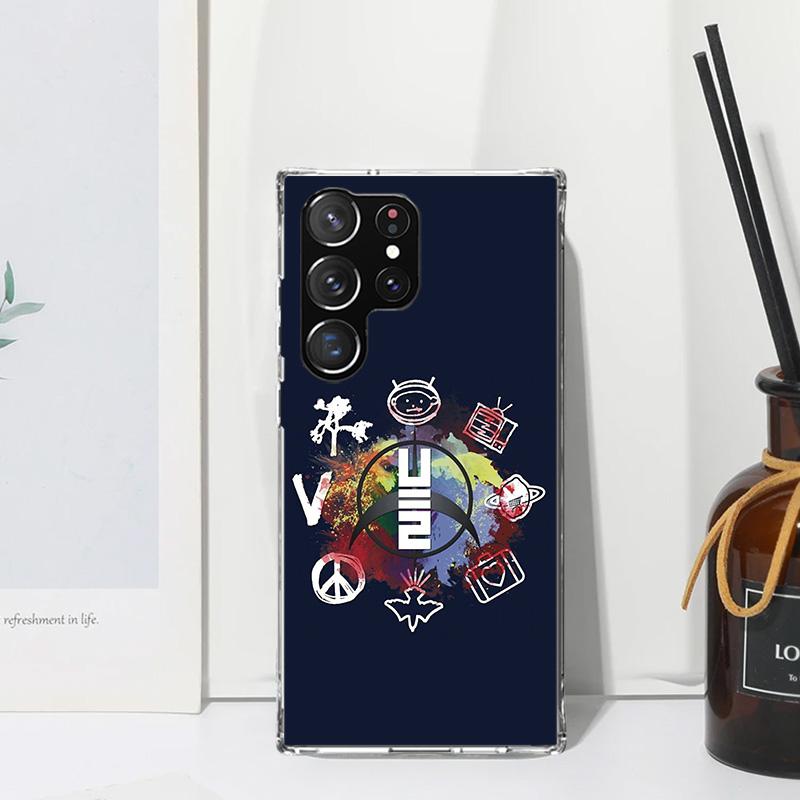 

Band U-U2 Rock Phone Case For Samsung Galaxy S26 S25 Edge S24 FE S23 S22 Ultra S21 Plus S20 + Art Fundas Back Cover Galaxy S25 E Samsung S24 FE