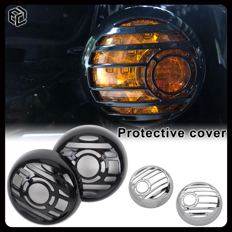 Motorcycle Chrome Turn Signal Light Kits for Harley LowRider S/ST / Street Bob / Breakout / Fat Boy / Heritage Classic