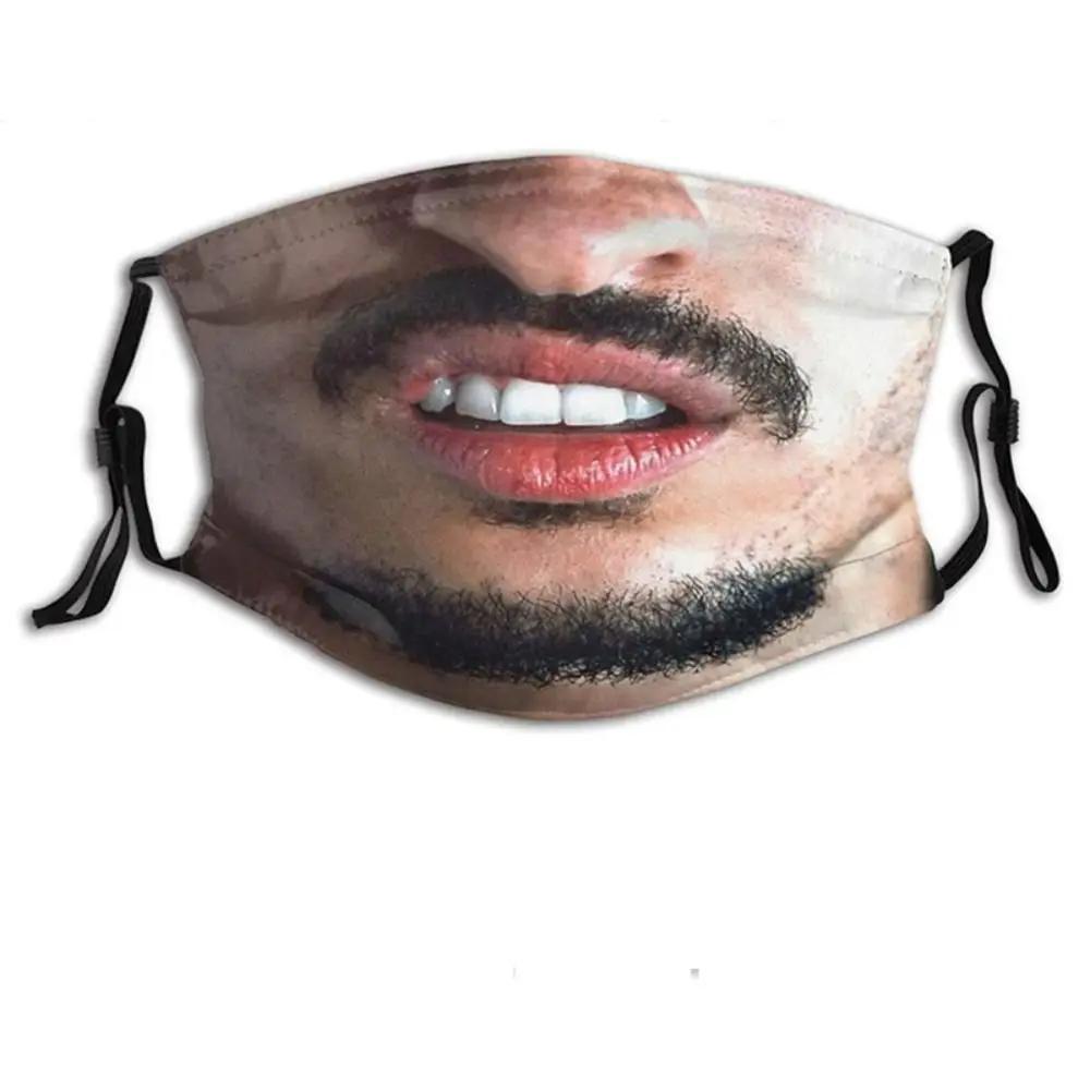 3D Three-dimensional Mask Personality Creative Social Funny Imitation Facial Expression Dance Cotton Printed Mask