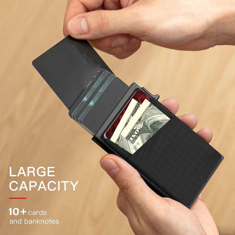 2023 Men's Ultra-Thin Aluminum RFID Card Holder Wallet