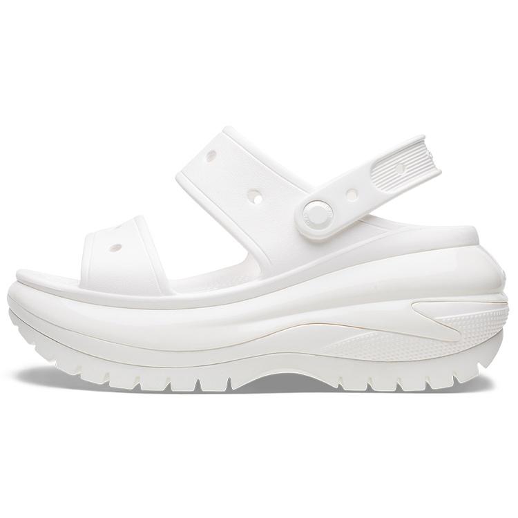 Crocs Mega Crush Sandal  White  Men s 207989-100 EU 39-40