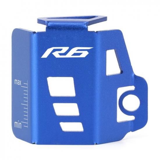 For YAMAHA YZF R6 2006- YZF-R6 Rear Brake Fluid Reservoir Cap Guard Cover