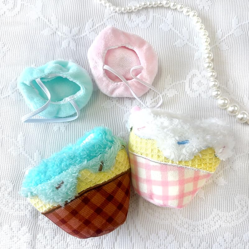 Pink Ice Cream Plush Costume for 10cm Plush Toy [Used]