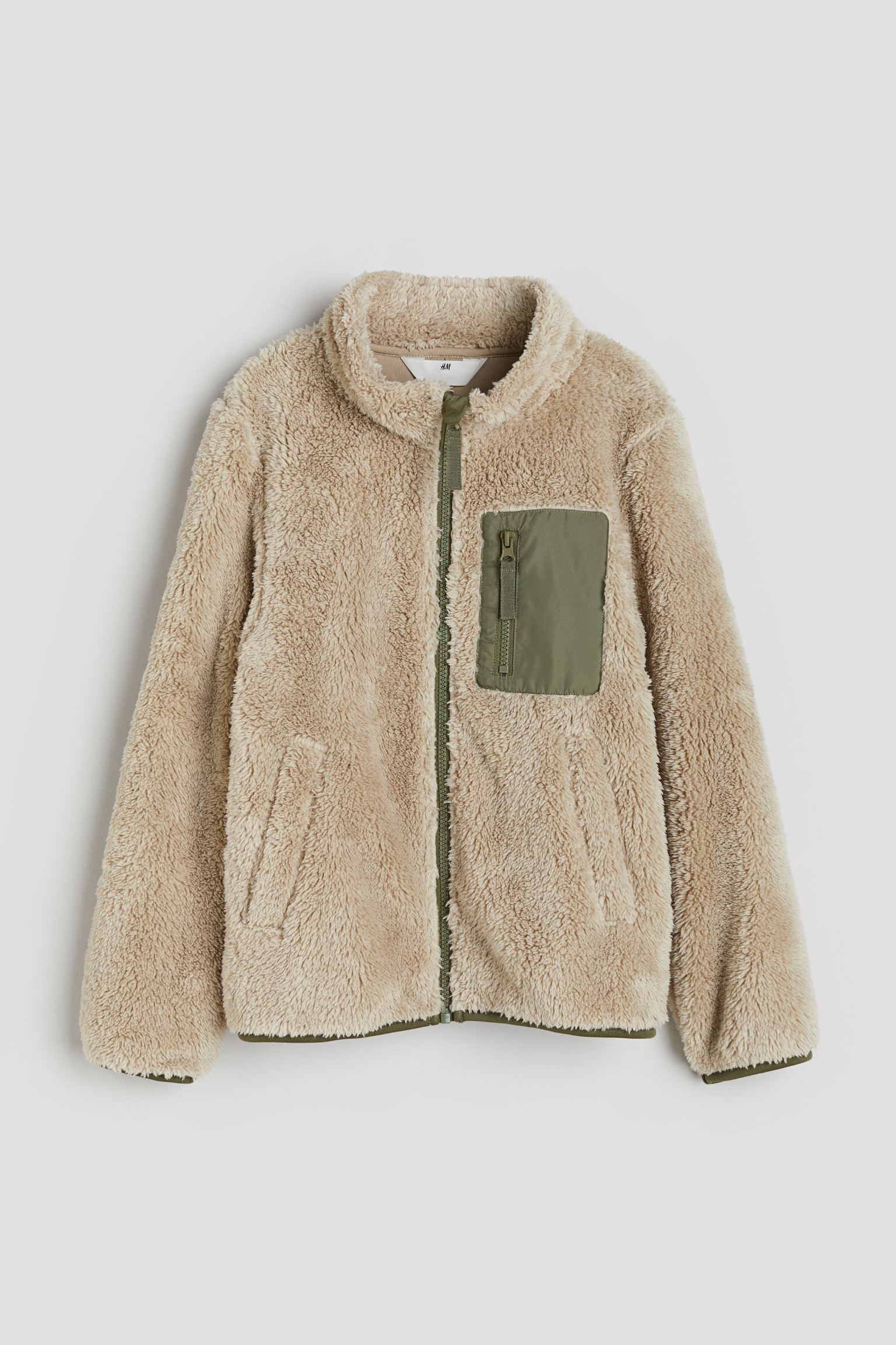 

Ворсовая куртка с воротником-стойкой