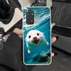 Animal Otter Cute Cartoon Phone Case for Xiaomi Redmi Note 14 13 12S 12 11S 11T 11E Pro Plus 11 10 10S 9S 5G Soft Silicone Cover