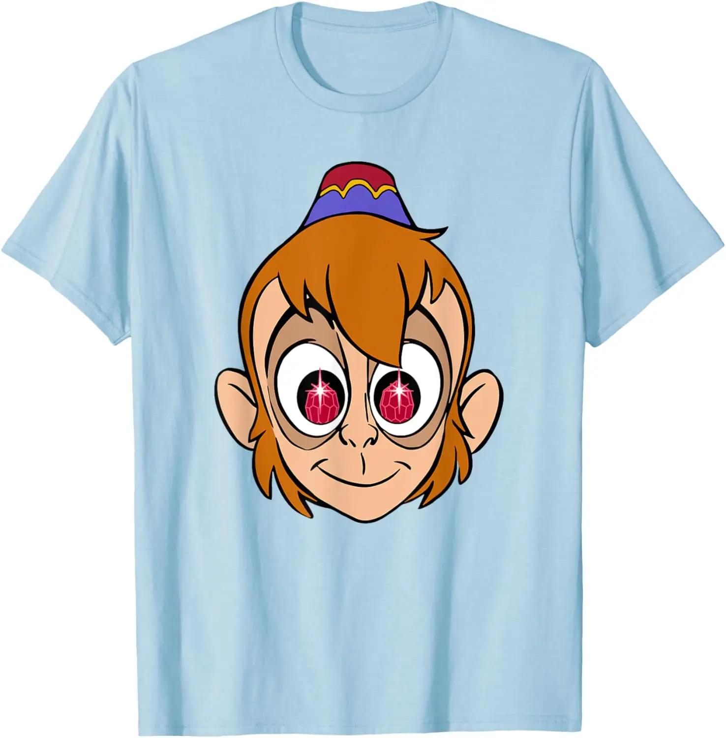 Hot Fashion Disney Aladdin Abu Ruby Eyes T-Shirt S-4XL Four Seasons Gift XL