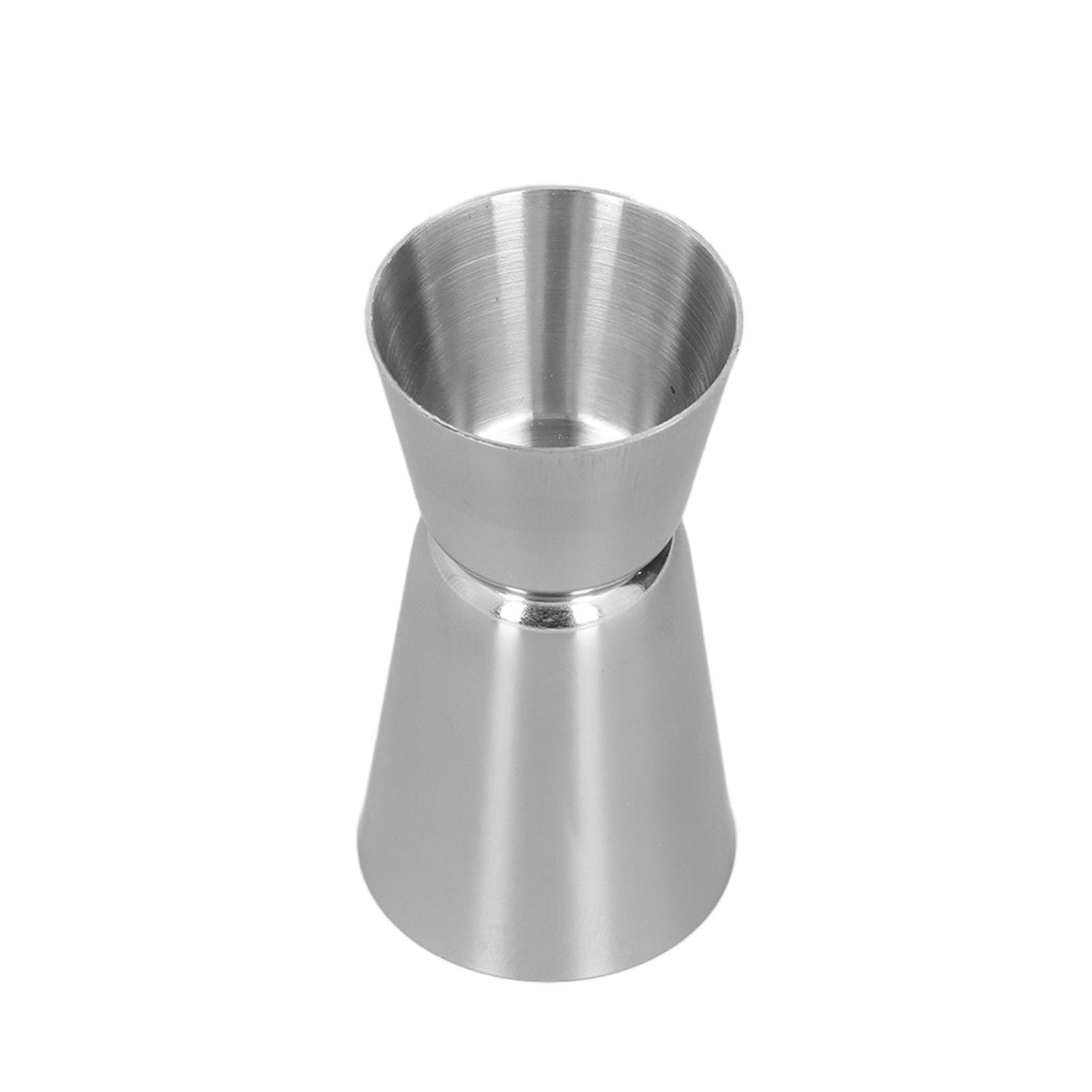 

Double Jigger Exquisitely Polished Simple Elegant Appearance Thickened Design Easy to Clean Shot Measure Jigger for Bar