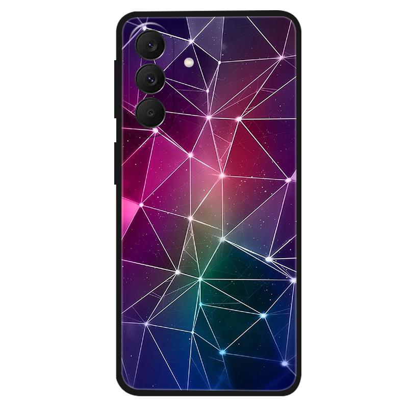For Samsung Galaxy A57 A37 5G Case Bumper Starry Sky Soft Silicone TPU Back Cover for Samsung A37 A57 Phone Case Cute Cat Cover