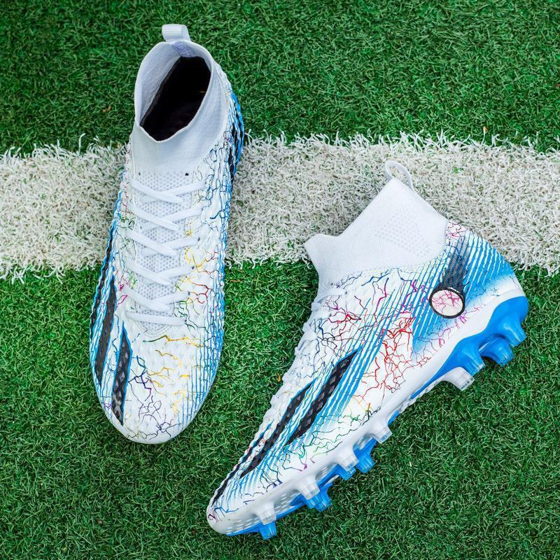 Grass with Long Nails Broken Spot Sports Shoes Running Shoes Competition Women's Training High-top Football Shoes Men's Nails