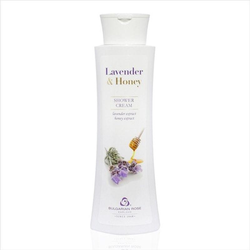 BULGARIAN ROSE Lavender & Honey Shower Cream 400ml FREE