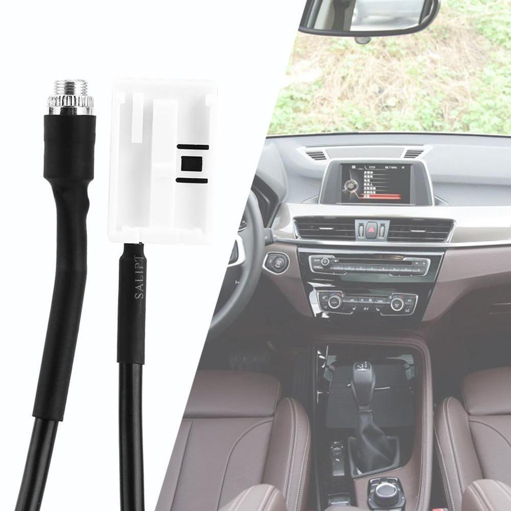 Car Female AUX Auxiliary Audio Input Adapter Cable for E60 E61 E63 E64 Car-Styling