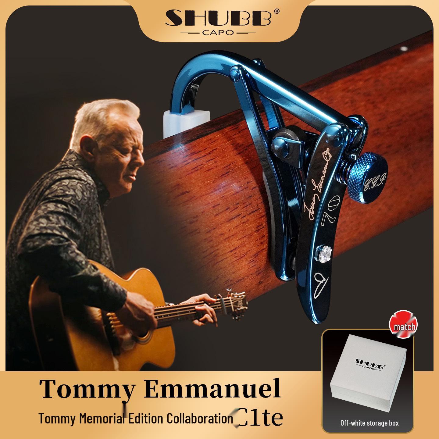 SHUBB Summer Tommy C1te Capo: Bakelite Folk Guitar Edition