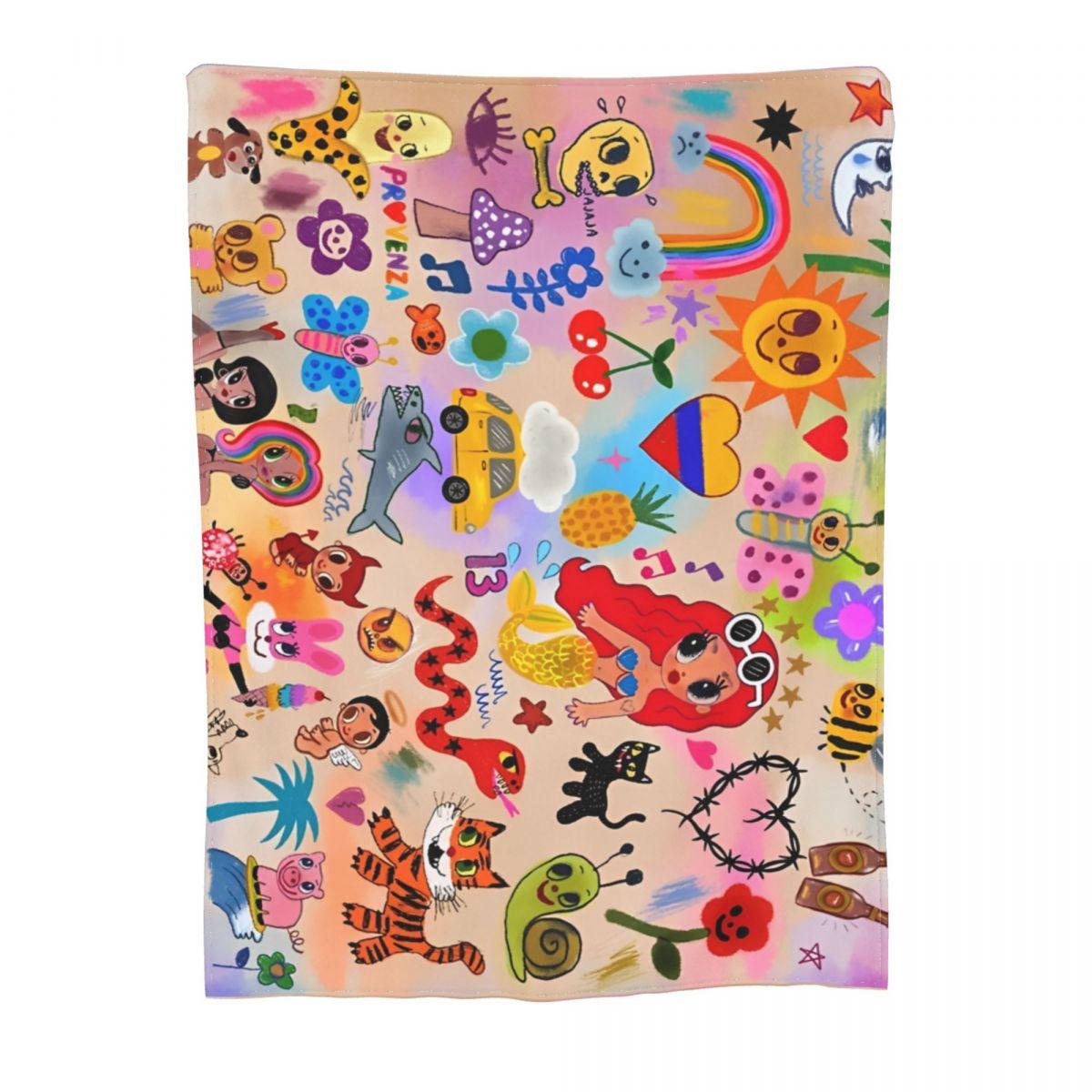 

Manana Sera Bonito Karol G Одеяла Флис Текстильный Декор Портативные Супер Мягкие Пледы для Домашнего Дивана Покрывало 30x40in