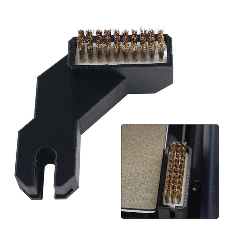 Nozzles Wiper Silicone Brush Mounted Scrubbers Print Head Cleaner Printer Head Wiping for Vype 3D Printer