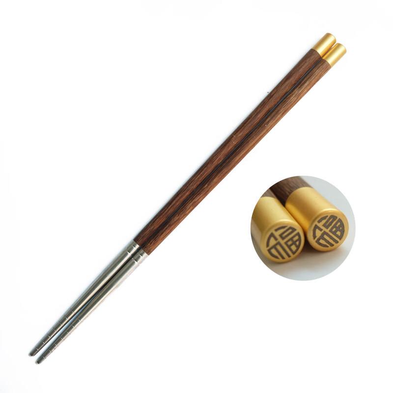 

Палочки для еды Wutuo из нержавеющей стали 304 и дерева венге (Набор из 3 пар)