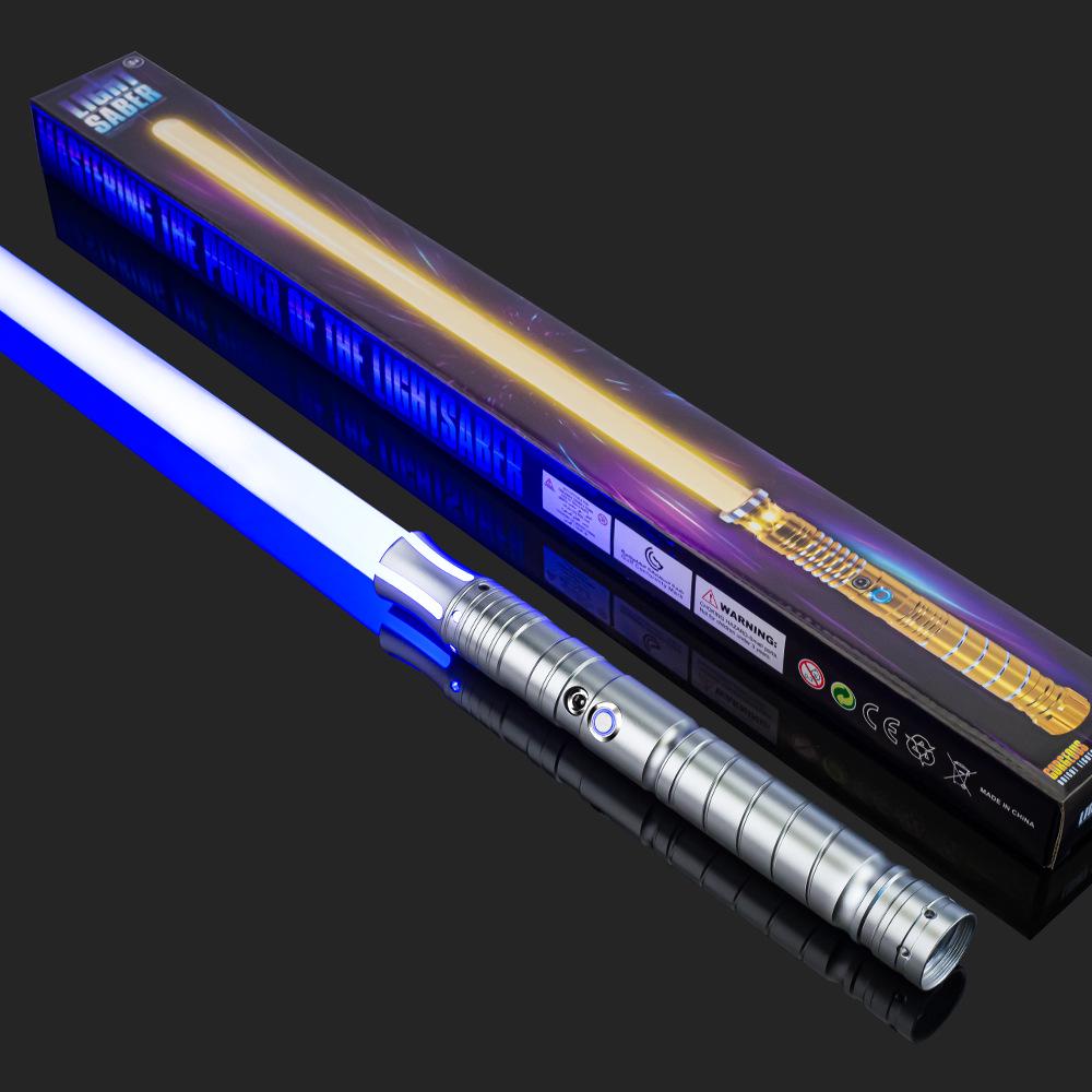 Cutie Cadou Premium Sabie Laser Star Wars din Metal - Reîncărcabilă, Jucărie Luminoasă pentru Copii