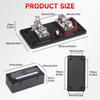 M10 4 Terminal Power Distribution Block Bus Bar 12-48V 750A for Automobile Boat RV Screw Terminal Power Distribution Block