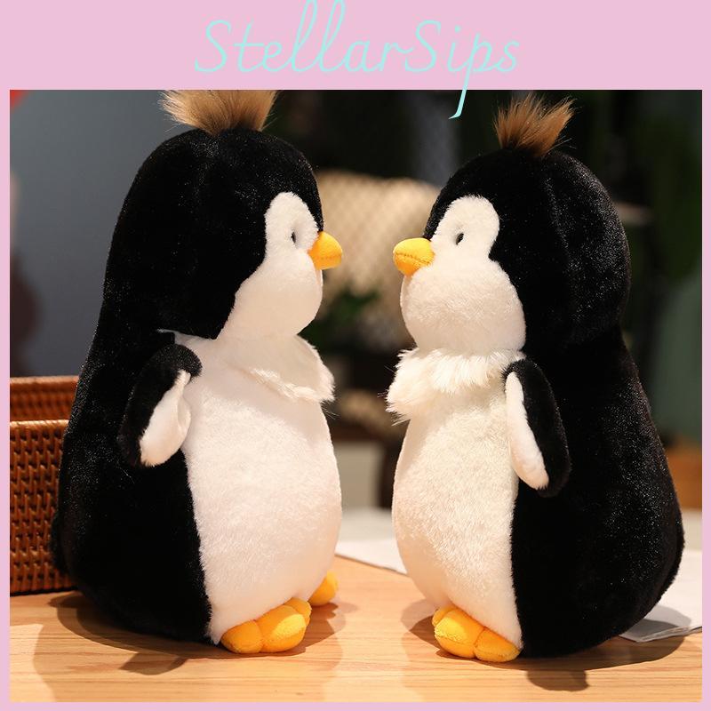 Adorable Penguin Plush Toy Cuddly Soft Stuffed Doll For Girls Birthday Gift