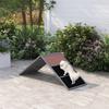Tavola per Agility del Cane, Attrezzatura per Agility Regolabile in Altezza con Superficie Antiscivolo, fino a 40 kg, 173x59x66cm, Grigio