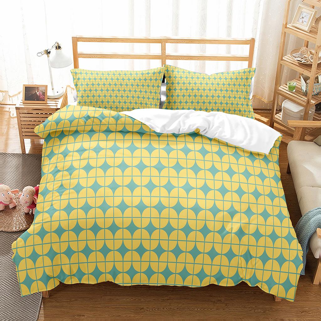 Bohemia Geometric Duvet Cover Queen For Kids Adult Room Microfiber Mandala Comforter Cover Floral Folk Art Abstract Bedding Set