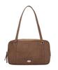 Dumaro Journey Shoulder Bag / Suede Brown
