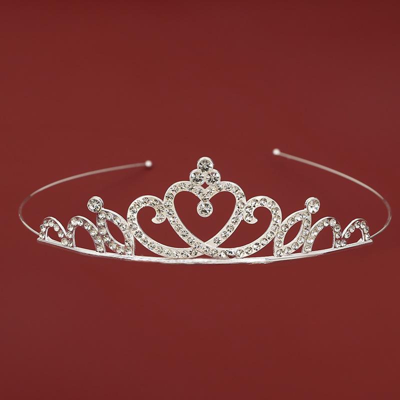 Bridal jewelry children's hairband headband alloy birthday party crown flowers dress up hair accessories princess crown