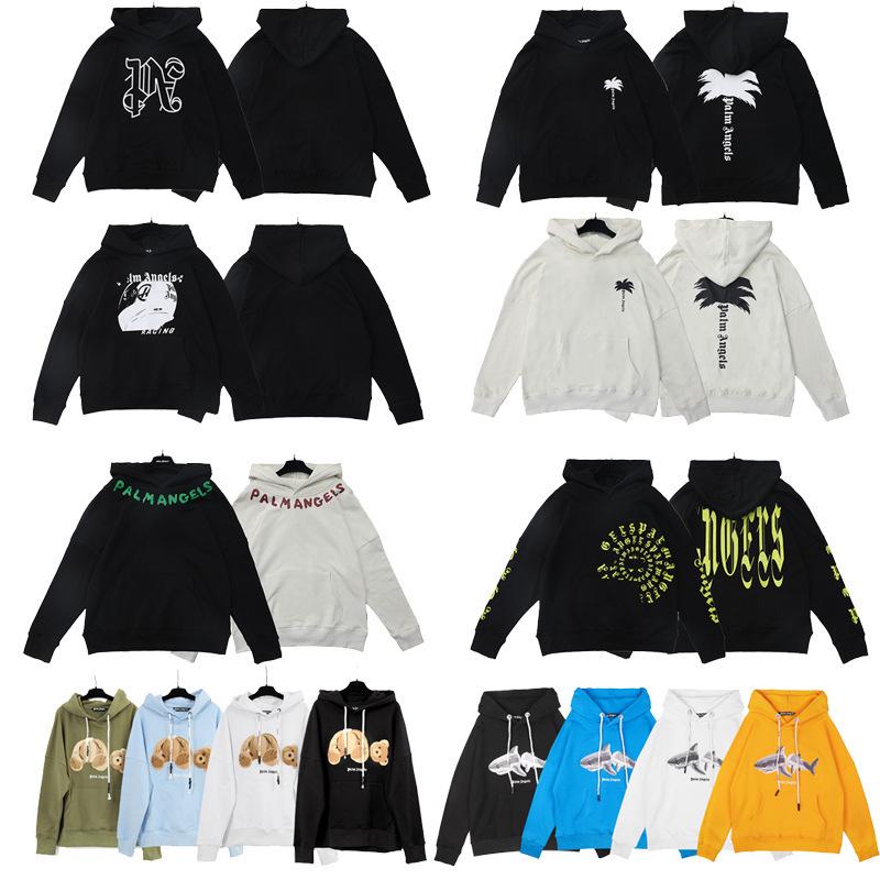 2024 Unisex Autumn/Winter Palm Angel Letter Print Pullover Hoodie