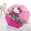 1pc Hello Kitty and Friends Cafe Umbrella with Plastic Handle,Suitable for All Seasons Home Travel Outdoor UmbrellaSanlio487