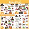 Halloween Decor Photo Props With Skeleton And Pumpkin For Trick Or Treat Celebrations
