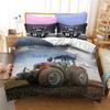 Farm Tractor 3d Bedding Set  Duvet Cover Set 3D Print Comforter Cover Bedclothes for Boy Girl Bedding Sets Bedroom Decor
