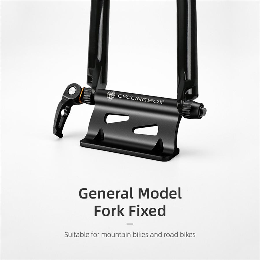 Aluminum Alloy Mountain Bike Rack Block Fork Mount Holder Cycle Mount Bracket