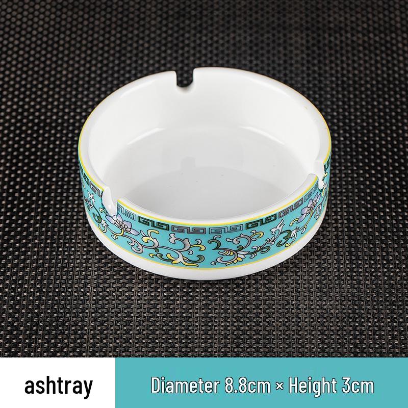 Set di stoviglie smaltate in stile cinese: Set di 4 ciotole, piatti e stoviglie in ceramica per uso in ristoranti e hotel