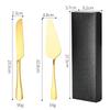 Stainless Steel Cake Knife & Spatula Set - Perfect for Birthdays, Weddings, Baking & More.