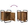Nightstand 2 Pcs. Reclaimed Wood Engineered Wood