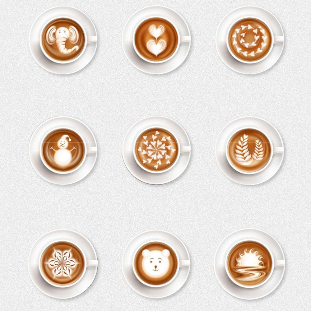 with Storage Box Latte Art Pen Stainless Steel Tip Coffee Drawing Pen  Latte Art Practice