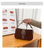 Retro Handbag: Niche Design Frosted Shoulder/Crossbody Bag