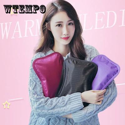 Cartoon Mercerized Warm Water Bag Winter Students Warm Stomach Filling Bags Warm Handbags Warm Hands Treasure Bed Warmer Explosion-proof Charging Bag