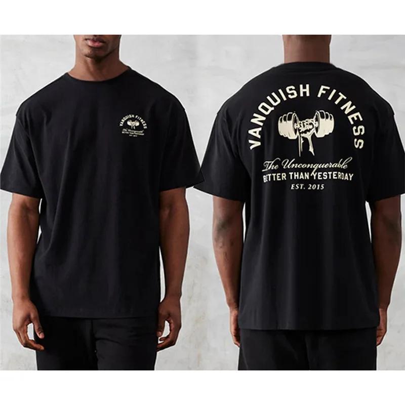 Pánské Vintage Nadměrné Pruhované Tričko Prodyšné Fitness Letní Nové Sportovní Co Neformální Pohodlné Celoroční Tričko