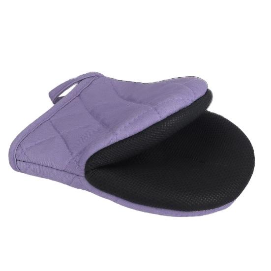 1 Manopla de Horno Corta con Agarre Antideslizante Alta Resistencia al Calor Forro de Algodón Más Grueso Cocina Microondas