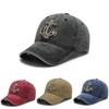 Stylish Men's Baseball Cap With Unique Embroidered Anchor Design For Spring And Autumn Seasons