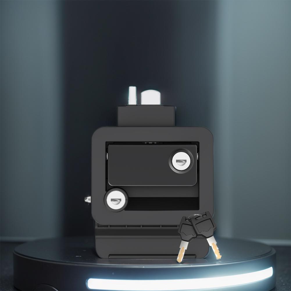 RV Door Lock Replacement Kit Camper Door Handle Latch with Paddle Deadbolt Latch Handle Knob Deadbolt for Caravan Camper Trailer