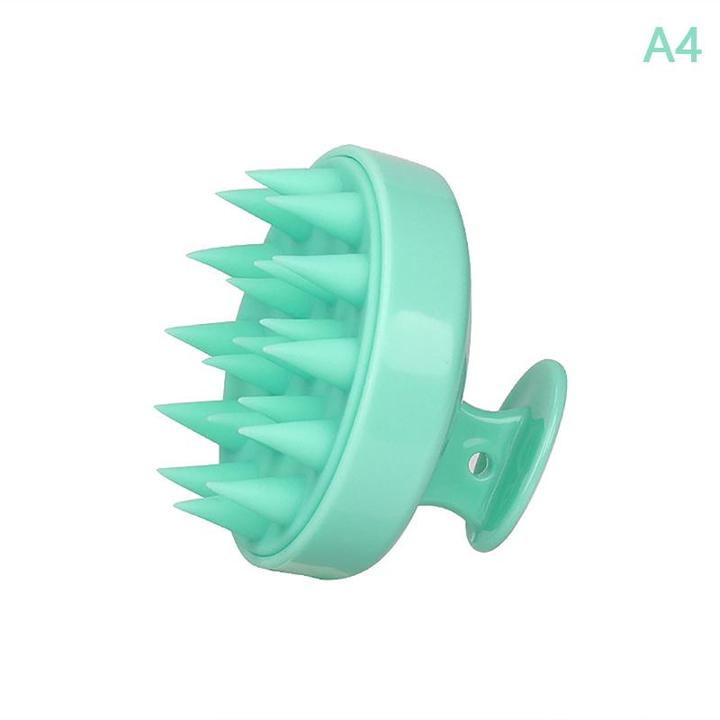 Plastic Silicone Massage Comb Clean The Scalp Thoroughly Scalp Massage Easy Foaming Head Massage Brush Shampoo Brush Bath Comb